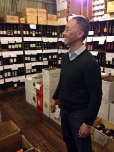 After 21 years in business, owner Stan Kato moved The Grape Tray wine shop to the Opus I Shopping Center, Jan. 4, 2013.